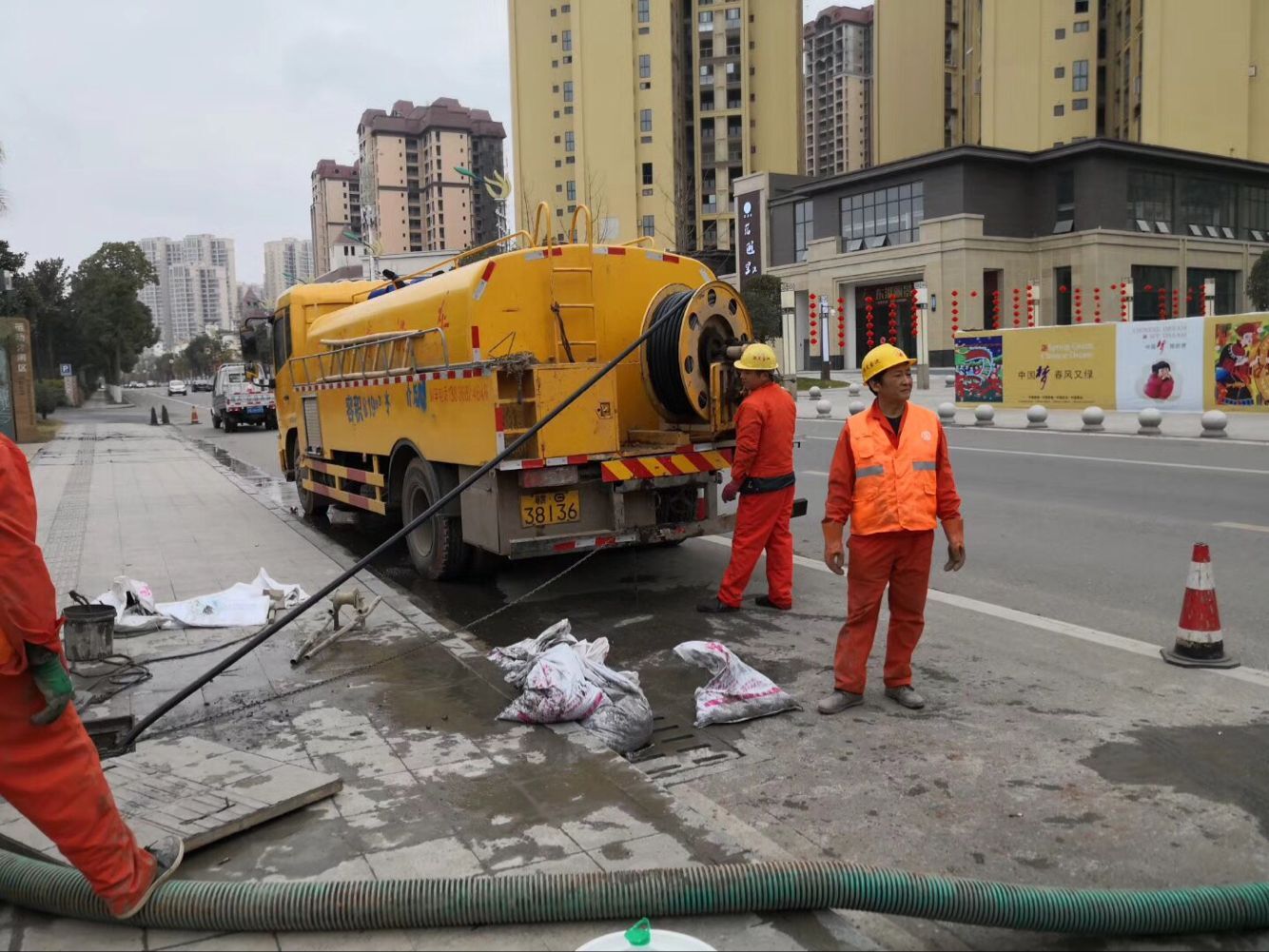 贵港排污管道清淤-管道清洗